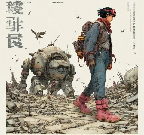 樱花漫画首页主视觉：一本摊开的漫画与几卷书页，营造阅读氛围